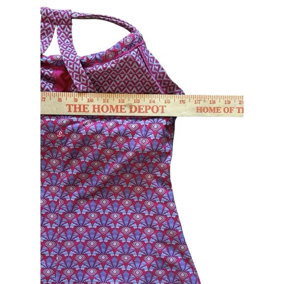PrAna Quinn Activewear Dress Cosmo Pink Botanica Athletic Outdoor Womens Medium - Picture 10 of 11